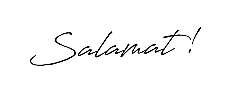 Also we have Salamat! name is the best signature style. Create professional handwritten signature collection using Antro_Vectra_Bolder autograph style. Salamat! signature style 7 images and pictures png