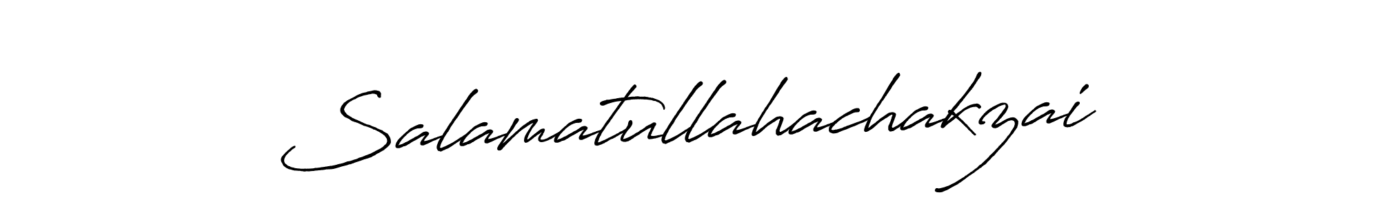 Salamatullahachakzai stylish signature style. Best Handwritten Sign (Antro_Vectra_Bolder) for my name. Handwritten Signature Collection Ideas for my name Salamatullahachakzai. Salamatullahachakzai signature style 7 images and pictures png