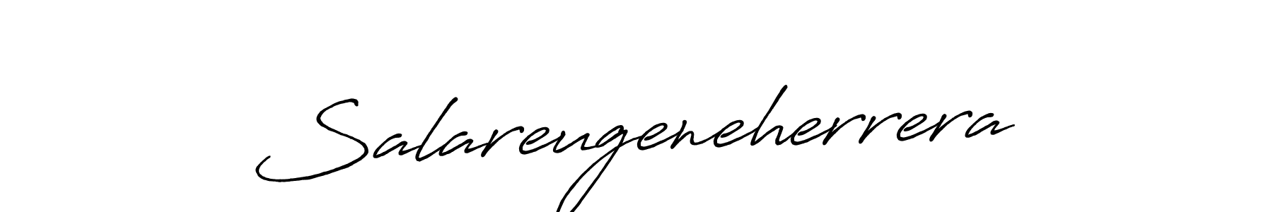 Similarly Antro_Vectra_Bolder is the best handwritten signature design. Signature creator online .You can use it as an online autograph creator for name Salareugeneherrera. Salareugeneherrera signature style 7 images and pictures png