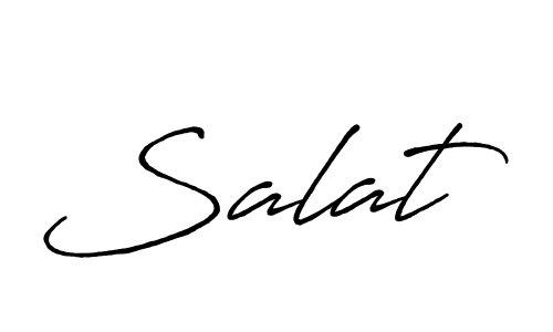 How to make Salat signature? Antro_Vectra_Bolder is a professional autograph style. Create handwritten signature for Salat name. Salat signature style 7 images and pictures png