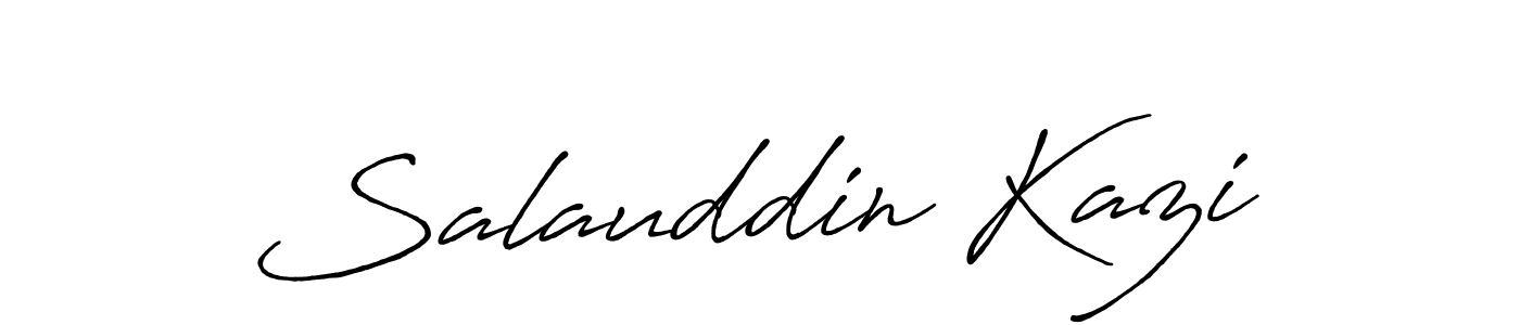 Make a beautiful signature design for name Salauddin Kazi. Use this online signature maker to create a handwritten signature for free. Salauddin Kazi signature style 7 images and pictures png