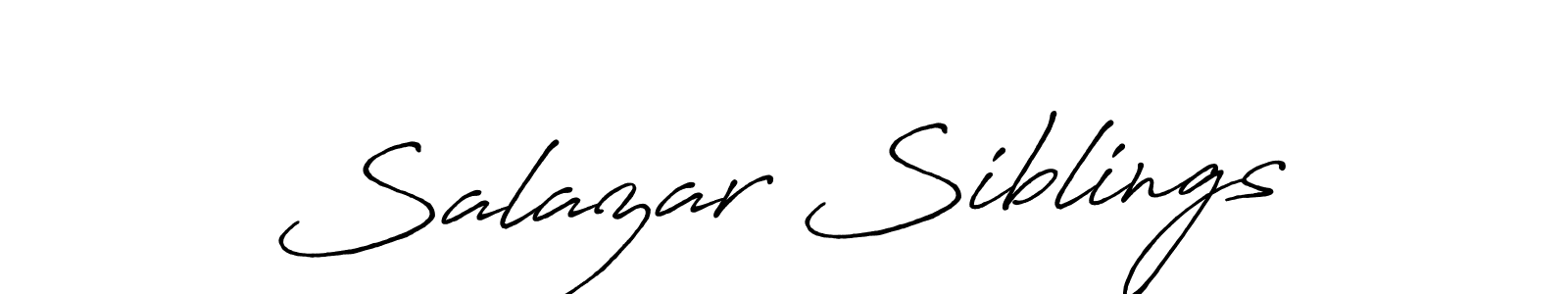 if you are searching for the best signature style for your name Salazar Siblings. so please give up your signature search. here we have designed multiple signature styles  using Antro_Vectra_Bolder. Salazar Siblings signature style 7 images and pictures png