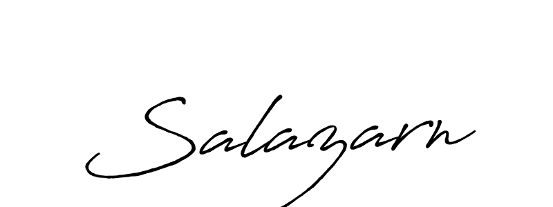 Design your own signature with our free online signature maker. With this signature software, you can create a handwritten (Antro_Vectra_Bolder) signature for name Salazarn. Salazarn signature style 7 images and pictures png