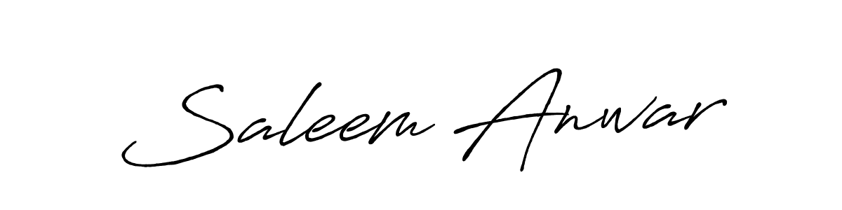 It looks lik you need a new signature style for name Saleem Anwar. Design unique handwritten (Antro_Vectra_Bolder) signature with our free signature maker in just a few clicks. Saleem Anwar signature style 7 images and pictures png