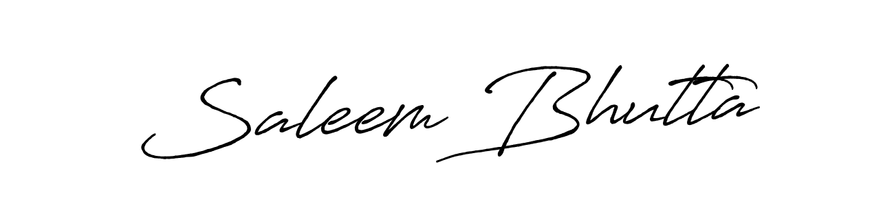 Similarly Antro_Vectra_Bolder is the best handwritten signature design. Signature creator online .You can use it as an online autograph creator for name Saleem Bhutta. Saleem Bhutta signature style 7 images and pictures png