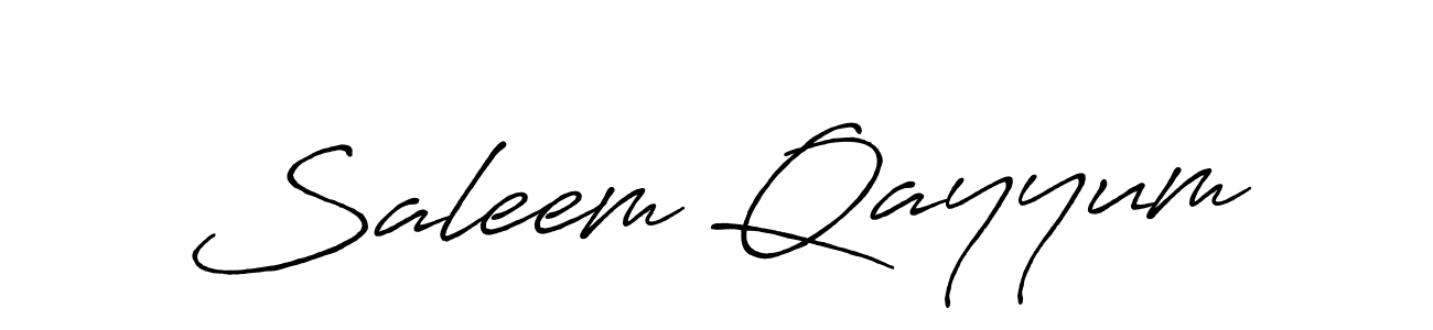 if you are searching for the best signature style for your name Saleem Qayyum. so please give up your signature search. here we have designed multiple signature styles  using Antro_Vectra_Bolder. Saleem Qayyum signature style 7 images and pictures png