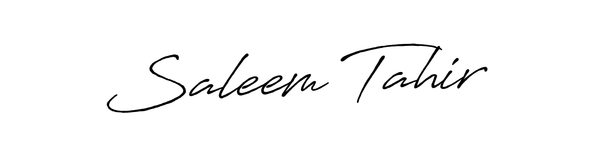 Make a beautiful signature design for name Saleem Tahir. Use this online signature maker to create a handwritten signature for free. Saleem Tahir signature style 7 images and pictures png