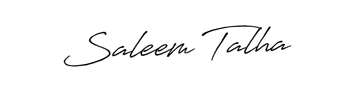 Similarly Antro_Vectra_Bolder is the best handwritten signature design. Signature creator online .You can use it as an online autograph creator for name Saleem Talha. Saleem Talha signature style 7 images and pictures png