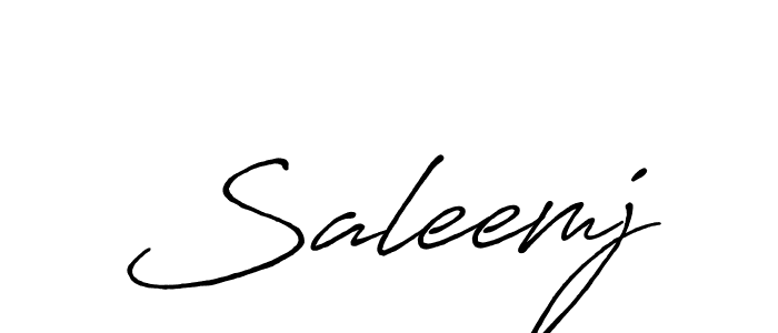 Create a beautiful signature design for name Saleemj. With this signature (Antro_Vectra_Bolder) fonts, you can make a handwritten signature for free. Saleemj signature style 7 images and pictures png