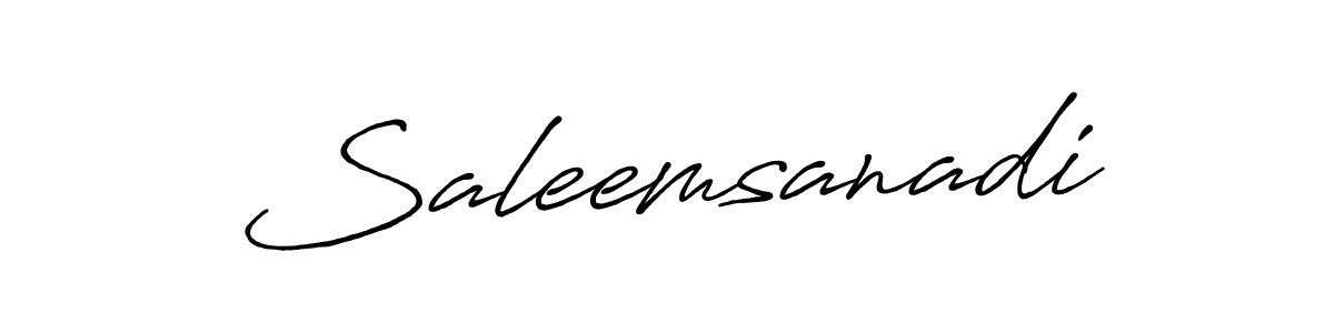 Once you've used our free online signature maker to create your best signature Antro_Vectra_Bolder style, it's time to enjoy all of the benefits that Saleemsanadi name signing documents. Saleemsanadi signature style 7 images and pictures png