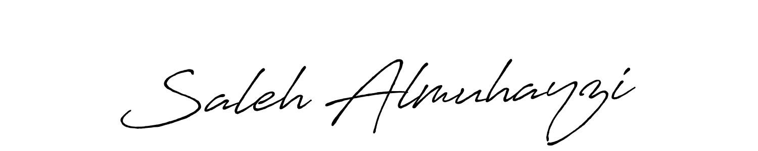 Saleh Almuhayzi stylish signature style. Best Handwritten Sign (Antro_Vectra_Bolder) for my name. Handwritten Signature Collection Ideas for my name Saleh Almuhayzi. Saleh Almuhayzi signature style 7 images and pictures png