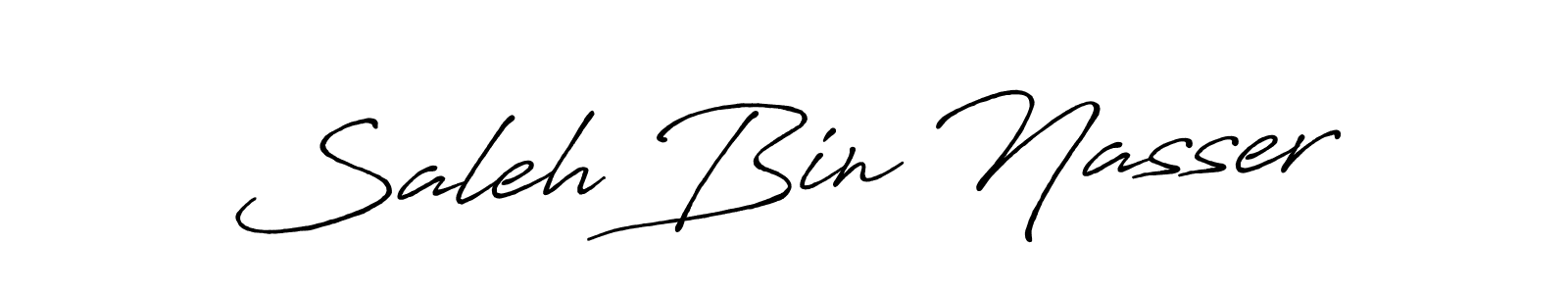 Make a beautiful signature design for name Saleh Bin Nasser. Use this online signature maker to create a handwritten signature for free. Saleh Bin Nasser signature style 7 images and pictures png