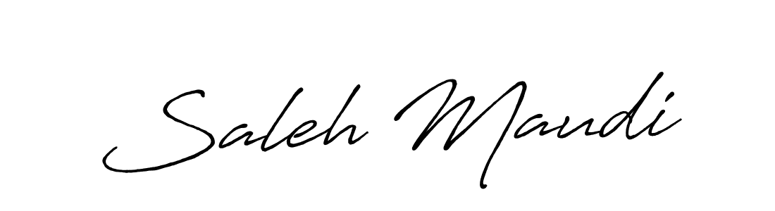 Similarly Antro_Vectra_Bolder is the best handwritten signature design. Signature creator online .You can use it as an online autograph creator for name Saleh Maudi. Saleh Maudi signature style 7 images and pictures png