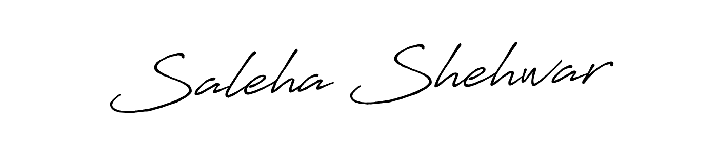 Design your own signature with our free online signature maker. With this signature software, you can create a handwritten (Antro_Vectra_Bolder) signature for name Saleha Shehwar. Saleha Shehwar signature style 7 images and pictures png