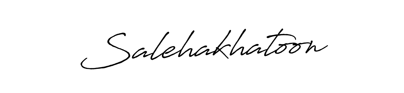 How to make Salehakhatoon signature? Antro_Vectra_Bolder is a professional autograph style. Create handwritten signature for Salehakhatoon name. Salehakhatoon signature style 7 images and pictures png