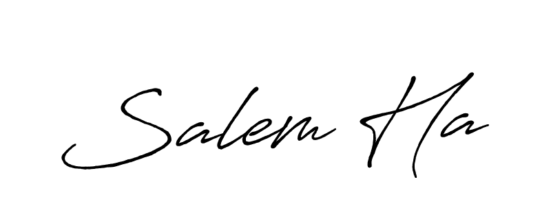 It looks lik you need a new signature style for name Salem Ha. Design unique handwritten (Antro_Vectra_Bolder) signature with our free signature maker in just a few clicks. Salem Ha signature style 7 images and pictures png