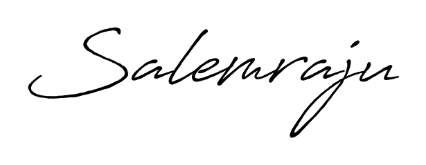 Discover the perfect balance of readability and style for Salemraju with Antro_Vectra_Bolder font. Create your dream signature today. Salemraju signature style 7 images and pictures png