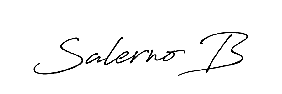 Once you've used our free online signature maker to create your best signature Antro_Vectra_Bolder style, it's time to enjoy all of the benefits that Salerno B name signing documents. Salerno B signature style 7 images and pictures png