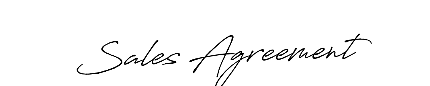 Also You can easily find your signature by using the search form. We will create Sales Agreement name handwritten signature images for you free of cost using Antro_Vectra_Bolder sign style. Sales Agreement signature style 7 images and pictures png