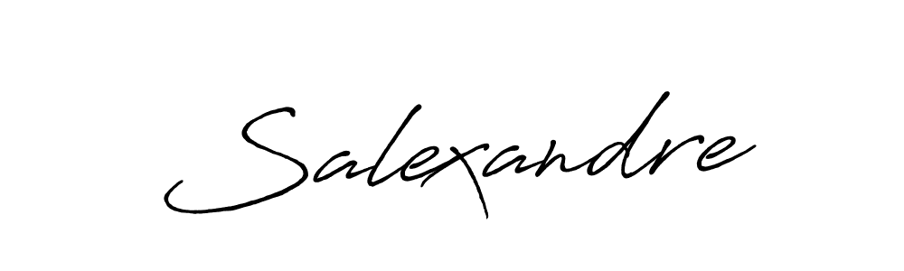 You should practise on your own different ways (Antro_Vectra_Bolder) to write your name (Salexandre) in signature. don't let someone else do it for you. Salexandre signature style 7 images and pictures png