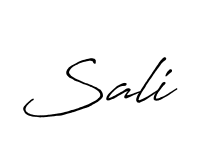 Design your own signature with our free online signature maker. With this signature software, you can create a handwritten (Antro_Vectra_Bolder) signature for name Sali. Sali signature style 7 images and pictures png