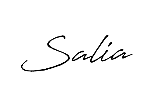 Salia stylish signature style. Best Handwritten Sign (Antro_Vectra_Bolder) for my name. Handwritten Signature Collection Ideas for my name Salia. Salia signature style 7 images and pictures png