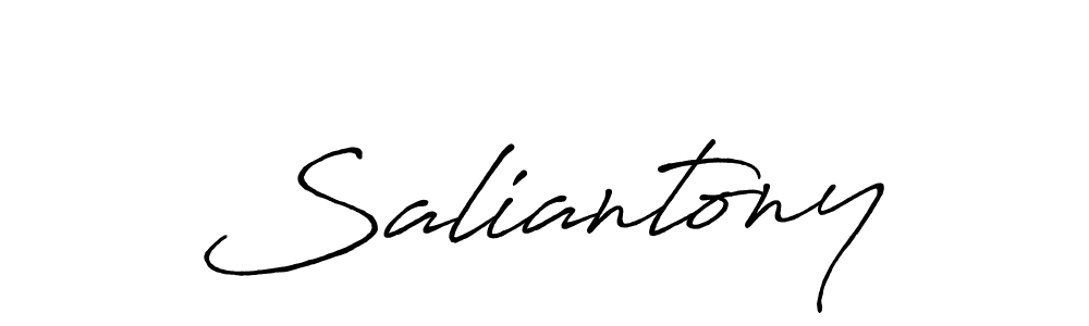 Once you've used our free online signature maker to create your best signature Antro_Vectra_Bolder style, it's time to enjoy all of the benefits that Saliantony name signing documents. Saliantony signature style 7 images and pictures png