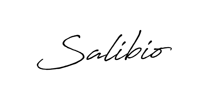 Design your own signature with our free online signature maker. With this signature software, you can create a handwritten (Antro_Vectra_Bolder) signature for name Salibio. Salibio signature style 7 images and pictures png
