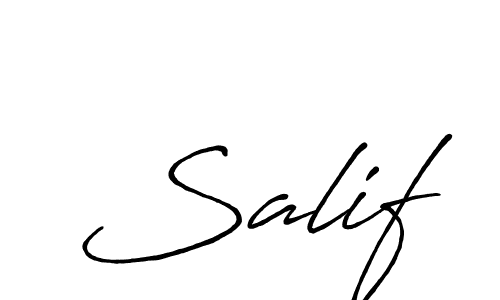 Create a beautiful signature design for name Salif. With this signature (Antro_Vectra_Bolder) fonts, you can make a handwritten signature for free. Salif signature style 7 images and pictures png