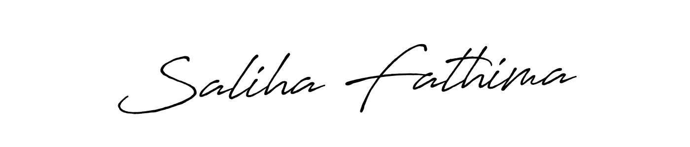 You should practise on your own different ways (Antro_Vectra_Bolder) to write your name (Saliha Fathima) in signature. don't let someone else do it for you. Saliha Fathima signature style 7 images and pictures png
