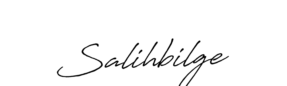 Use a signature maker to create a handwritten signature online. With this signature software, you can design (Antro_Vectra_Bolder) your own signature for name Salihbilge. Salihbilge signature style 7 images and pictures png