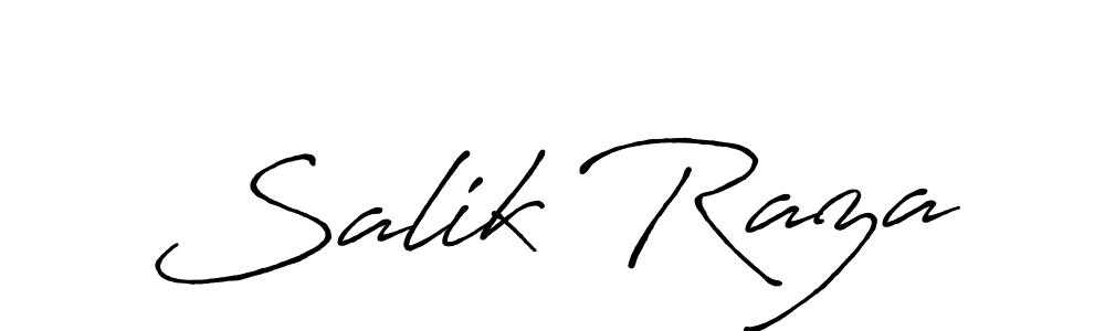 Make a short Salik Raza signature style. Manage your documents anywhere anytime using Antro_Vectra_Bolder. Create and add eSignatures, submit forms, share and send files easily. Salik Raza signature style 7 images and pictures png