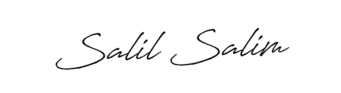 if you are searching for the best signature style for your name Salil Salim. so please give up your signature search. here we have designed multiple signature styles  using Antro_Vectra_Bolder. Salil Salim signature style 7 images and pictures png