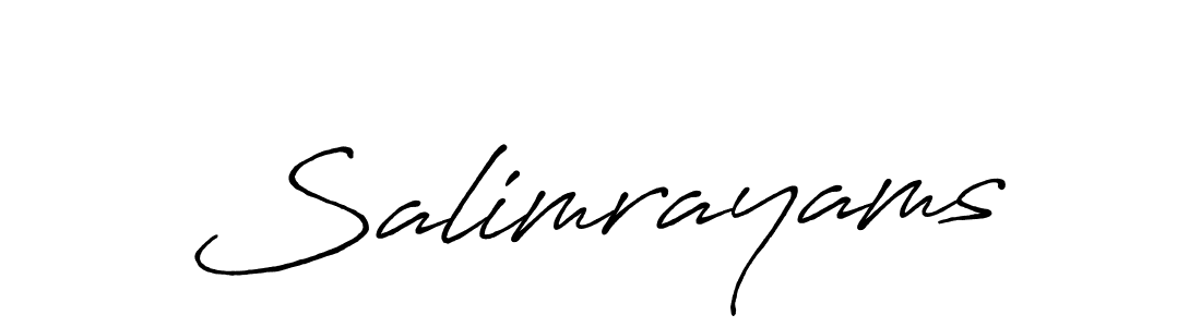 Also we have Salimrayams name is the best signature style. Create professional handwritten signature collection using Antro_Vectra_Bolder autograph style. Salimrayams signature style 7 images and pictures png