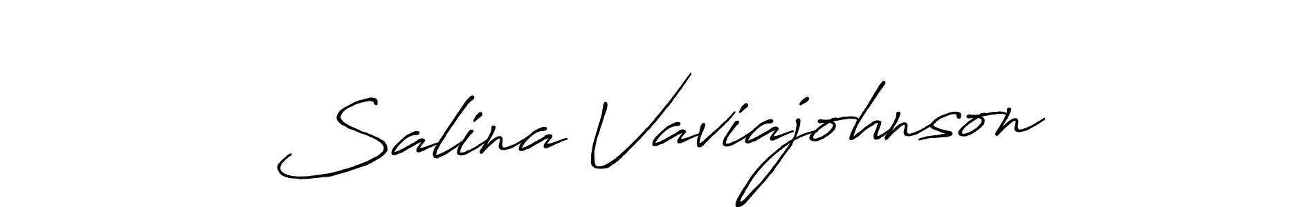 Use a signature maker to create a handwritten signature online. With this signature software, you can design (Antro_Vectra_Bolder) your own signature for name Salina Vaviajohnson. Salina Vaviajohnson signature style 7 images and pictures png