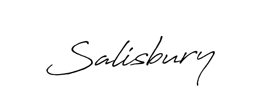 Use a signature maker to create a handwritten signature online. With this signature software, you can design (Antro_Vectra_Bolder) your own signature for name Salisbury. Salisbury signature style 7 images and pictures png