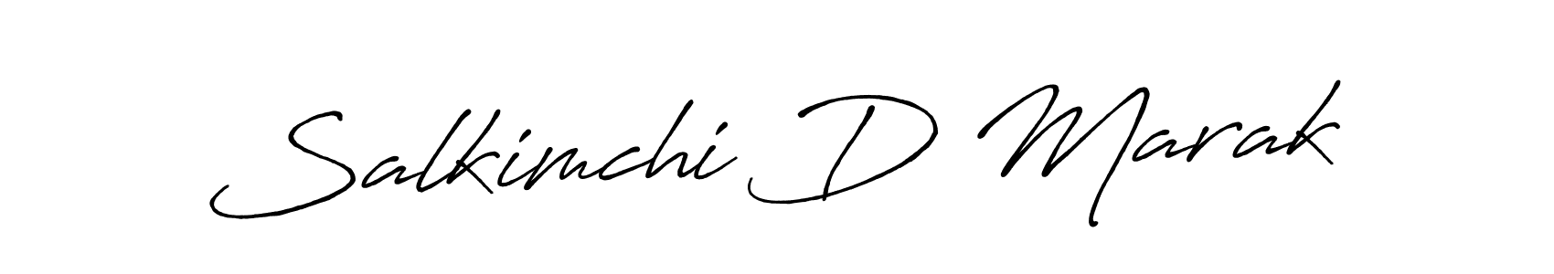 Make a beautiful signature design for name Salkimchi D Marak. With this signature (Antro_Vectra_Bolder) style, you can create a handwritten signature for free. Salkimchi D Marak signature style 7 images and pictures png