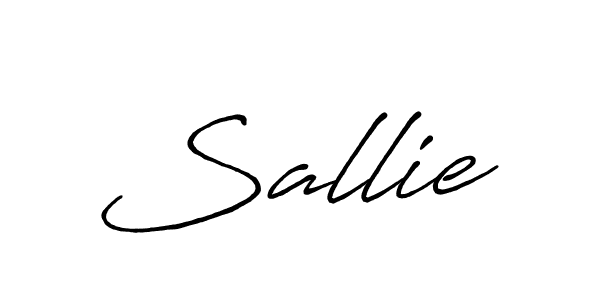 Also we have Sallie name is the best signature style. Create professional handwritten signature collection using Antro_Vectra_Bolder autograph style. Sallie signature style 7 images and pictures png