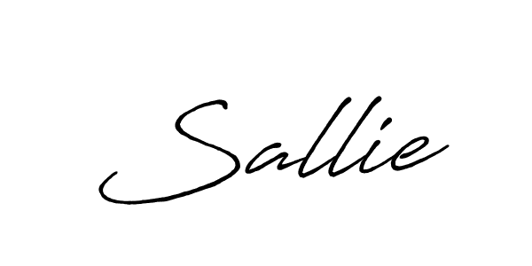 Also we have Sallie name is the best signature style. Create professional handwritten signature collection using Antro_Vectra_Bolder autograph style. Sallie signature style 7 images and pictures png