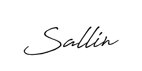 if you are searching for the best signature style for your name Sallin. so please give up your signature search. here we have designed multiple signature styles  using Antro_Vectra_Bolder. Sallin signature style 7 images and pictures png