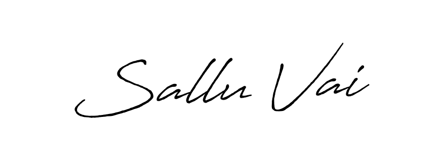 Antro_Vectra_Bolder is a professional signature style that is perfect for those who want to add a touch of class to their signature. It is also a great choice for those who want to make their signature more unique. Get Sallu Vai name to fancy signature for free. Sallu Vai signature style 7 images and pictures png