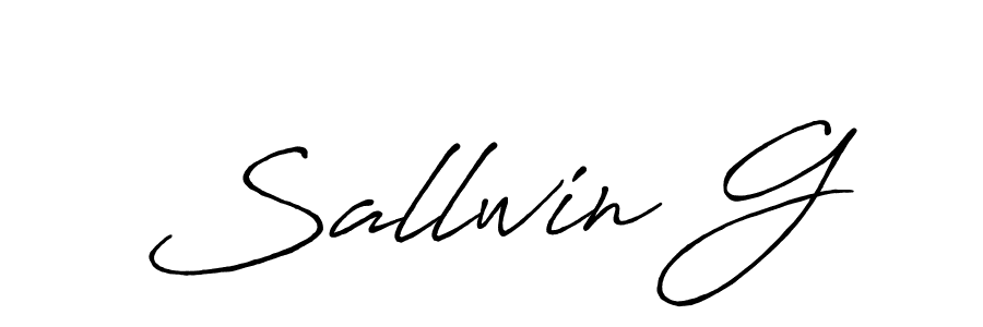 Once you've used our free online signature maker to create your best signature Antro_Vectra_Bolder style, it's time to enjoy all of the benefits that Sallwin G name signing documents. Sallwin G signature style 7 images and pictures png