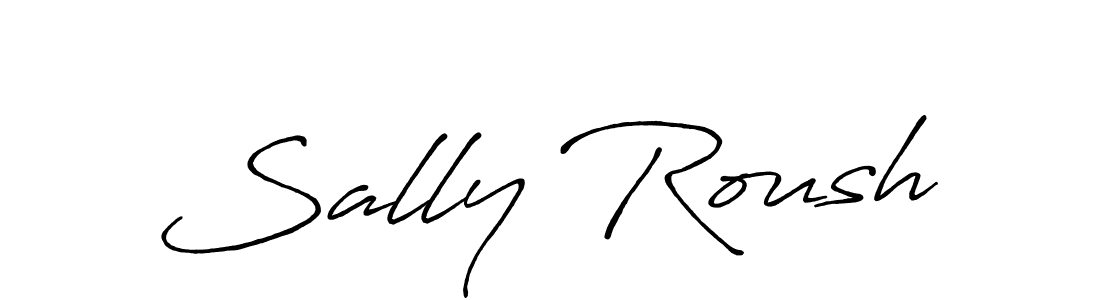 How to make Sally Roush name signature. Use Antro_Vectra_Bolder style for creating short signs online. This is the latest handwritten sign. Sally Roush signature style 7 images and pictures png