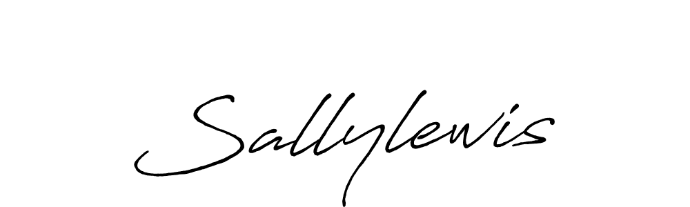 Design your own signature with our free online signature maker. With this signature software, you can create a handwritten (Antro_Vectra_Bolder) signature for name Sallylewis. Sallylewis signature style 7 images and pictures png