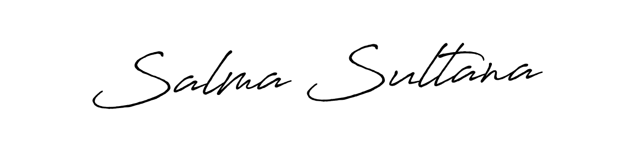 if you are searching for the best signature style for your name Salma Sultana. so please give up your signature search. here we have designed multiple signature styles  using Antro_Vectra_Bolder. Salma Sultana signature style 7 images and pictures png