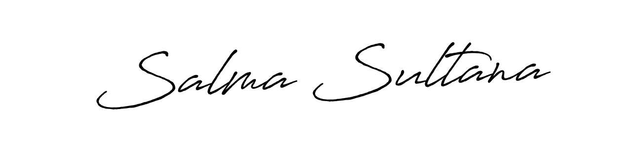 if you are searching for the best signature style for your name Salma Sultana. so please give up your signature search. here we have designed multiple signature styles  using Antro_Vectra_Bolder. Salma Sultana signature style 7 images and pictures png