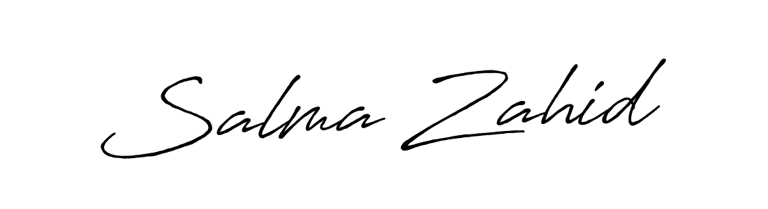 You can use this online signature creator to create a handwritten signature for the name Salma Zahid. This is the best online autograph maker. Salma Zahid signature style 7 images and pictures png
