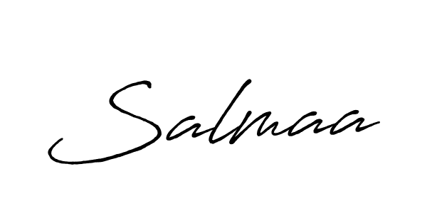 Also we have Salmaa name is the best signature style. Create professional handwritten signature collection using Antro_Vectra_Bolder autograph style. Salmaa signature style 7 images and pictures png