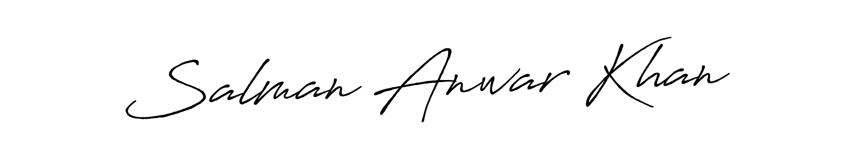 You should practise on your own different ways (Antro_Vectra_Bolder) to write your name (Salman Anwar Khan) in signature. don't let someone else do it for you. Salman Anwar Khan signature style 7 images and pictures png