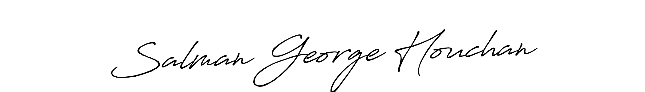See photos of Salman George Houchan official signature by Spectra . Check more albums & portfolios. Read reviews & check more about Antro_Vectra_Bolder font. Salman George Houchan signature style 7 images and pictures png